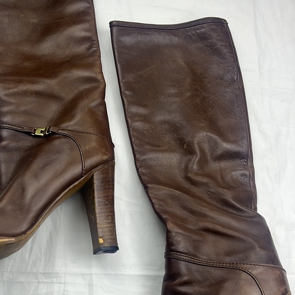 Vintage leather boots - Picture 3 of 7